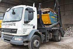 Skip Hire Harlow fully loaded skip